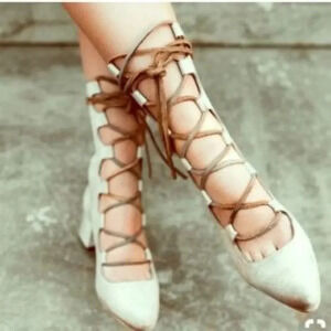 NWOT Freebirds By Steven Dai Leather Lace Up Shoes